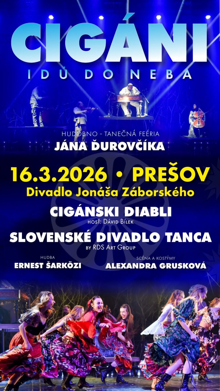 Cigáni idú do neba - koncert v DJZ Prešov