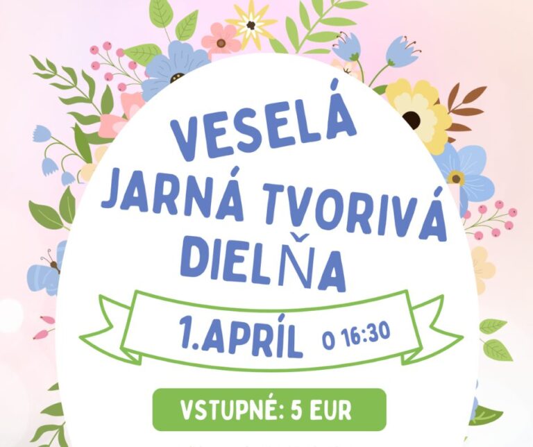 Veselá tvorivá dielňa pre deti Prešov