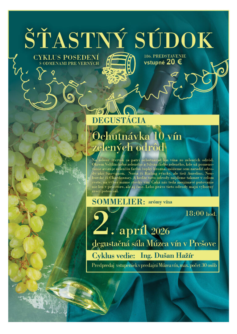 Šťastný súdok - ochutnávka vín