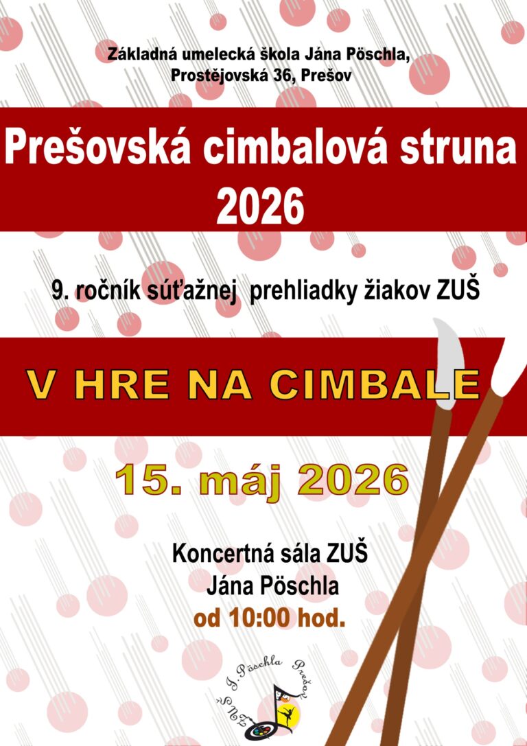 Prešovská cimbalová struna 2026