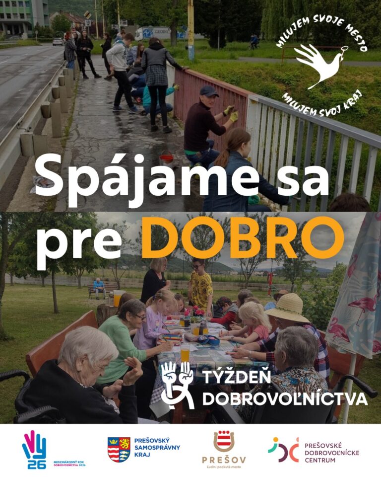 Týždeň dobrovoľníctva v Prešove 2026