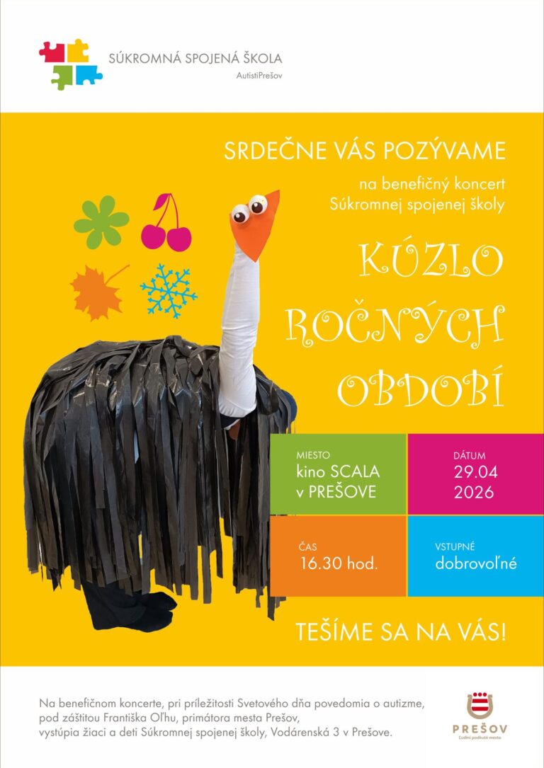 Benefičný koncert pri príležitosti Svetového dňa povedomia o autizme