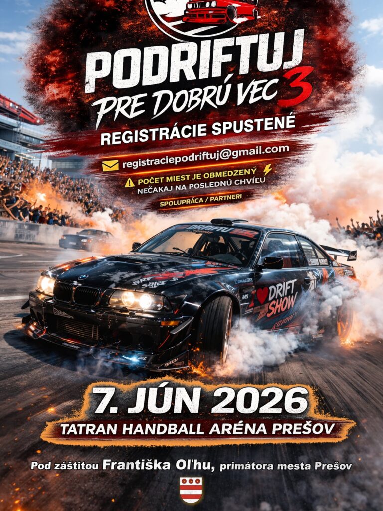 POdriftuj 3 v Prešove