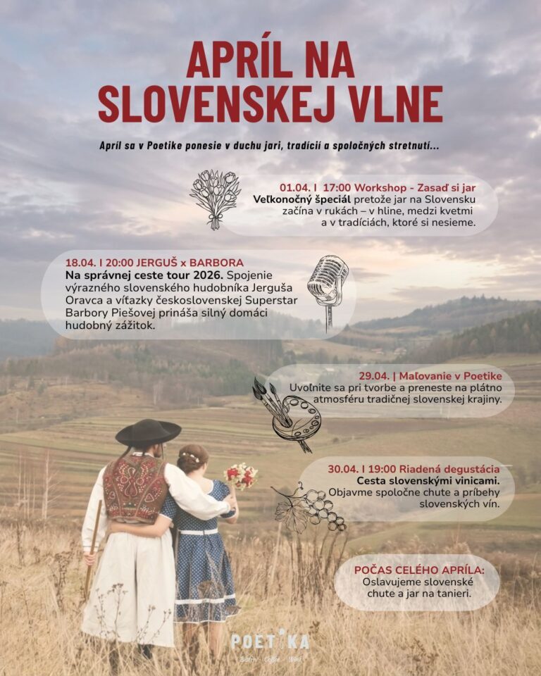 Poetika - program apríl 2026