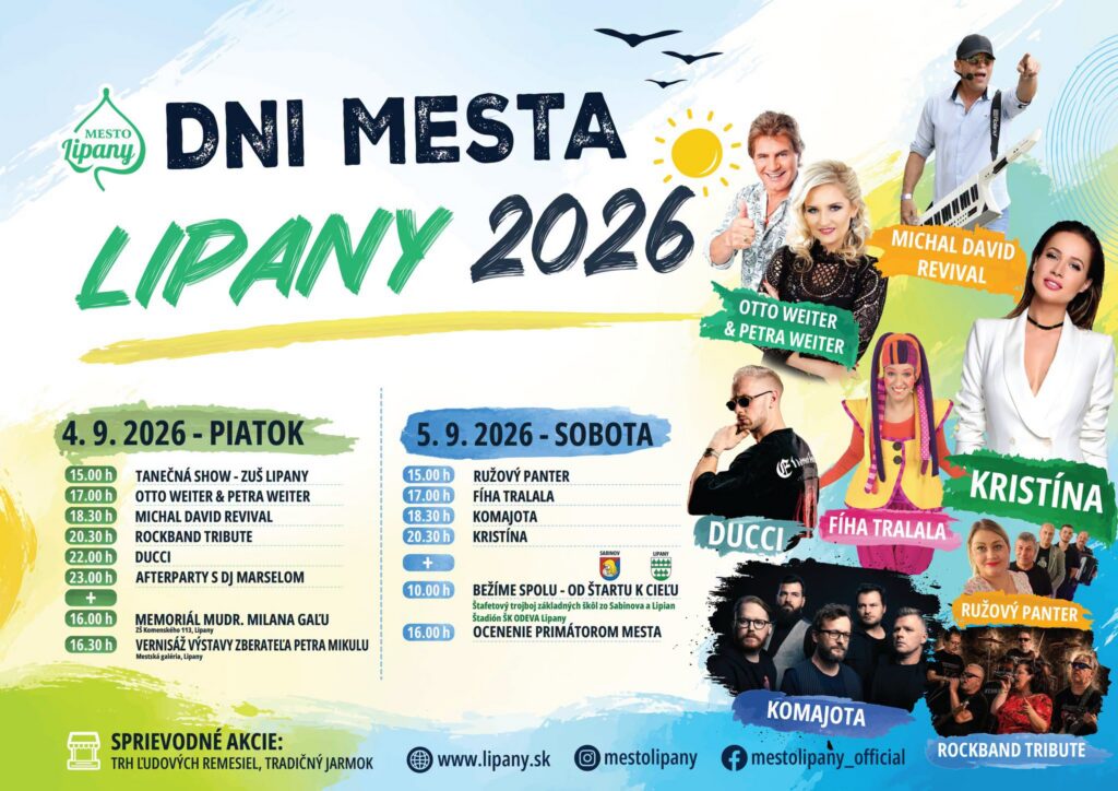 Dni mesta Lipany 2026