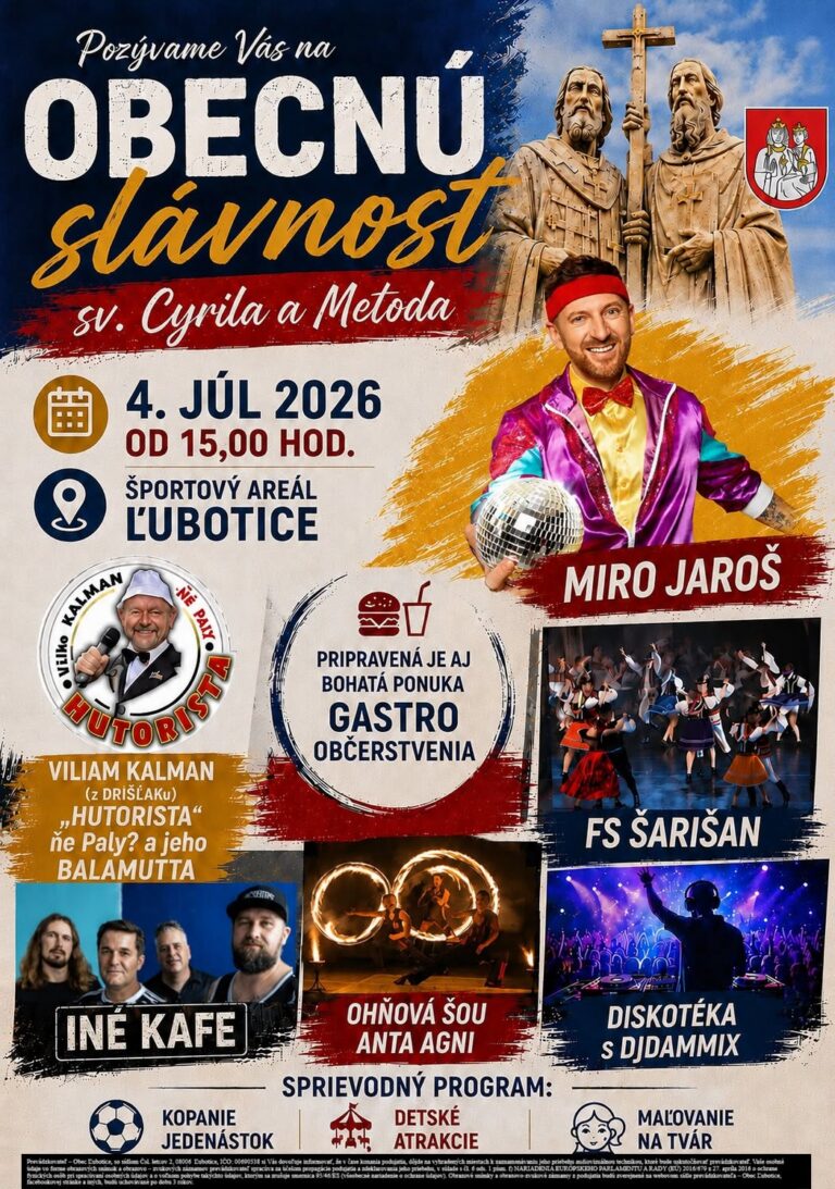 Obecná slávnosť sv. Cyrila a Metoda v Ľuboticiach