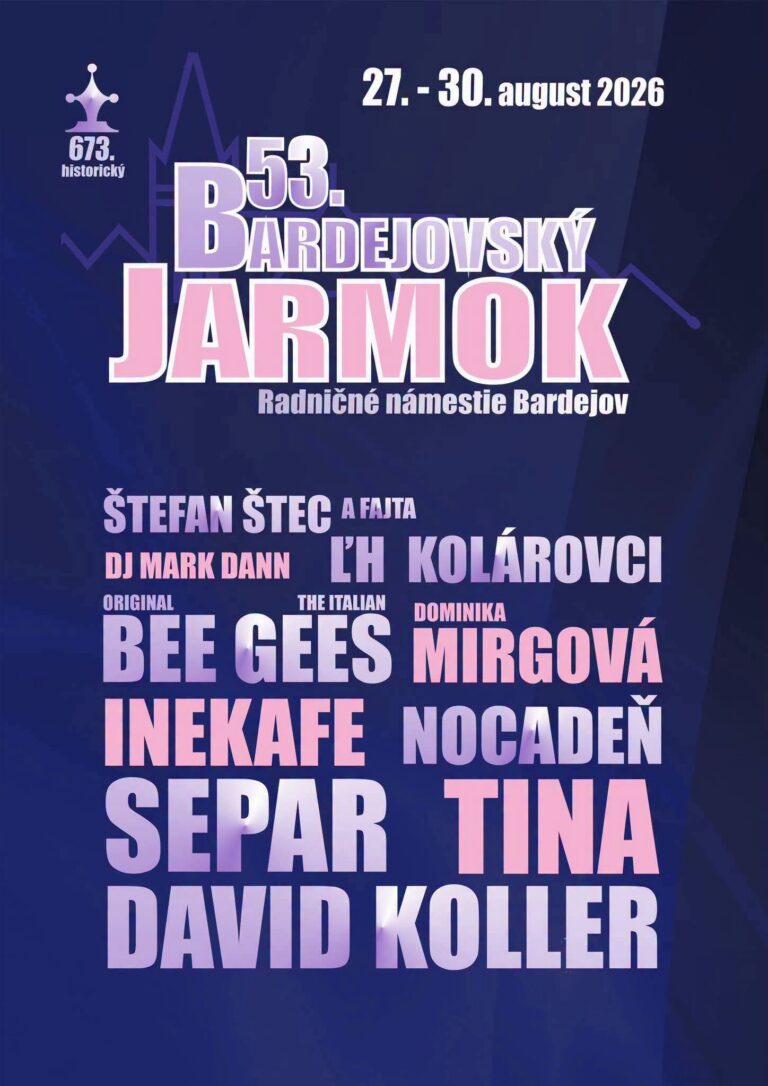 Bardejovský jarmok 2026