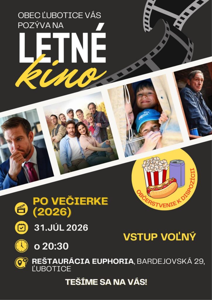 Letné kino v Ľuboticiach