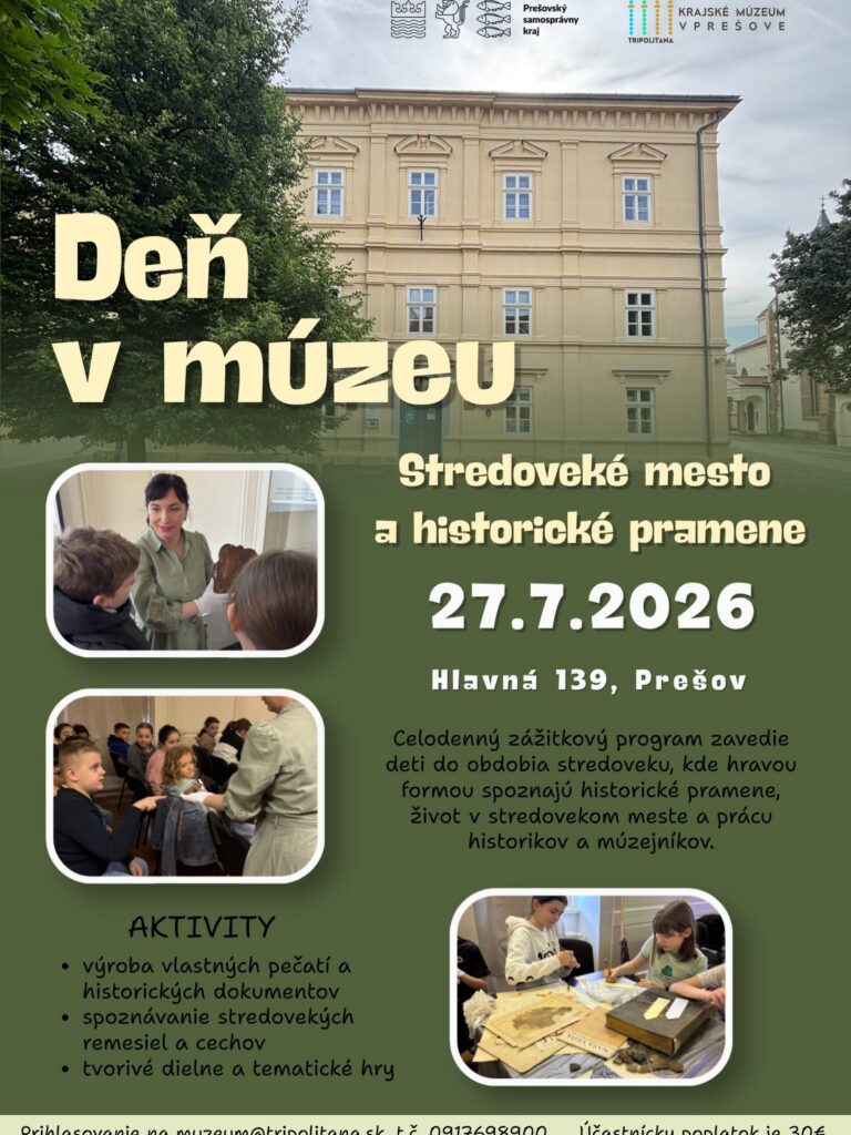 Deň v múzeu - Krajské múzeum v Prešove