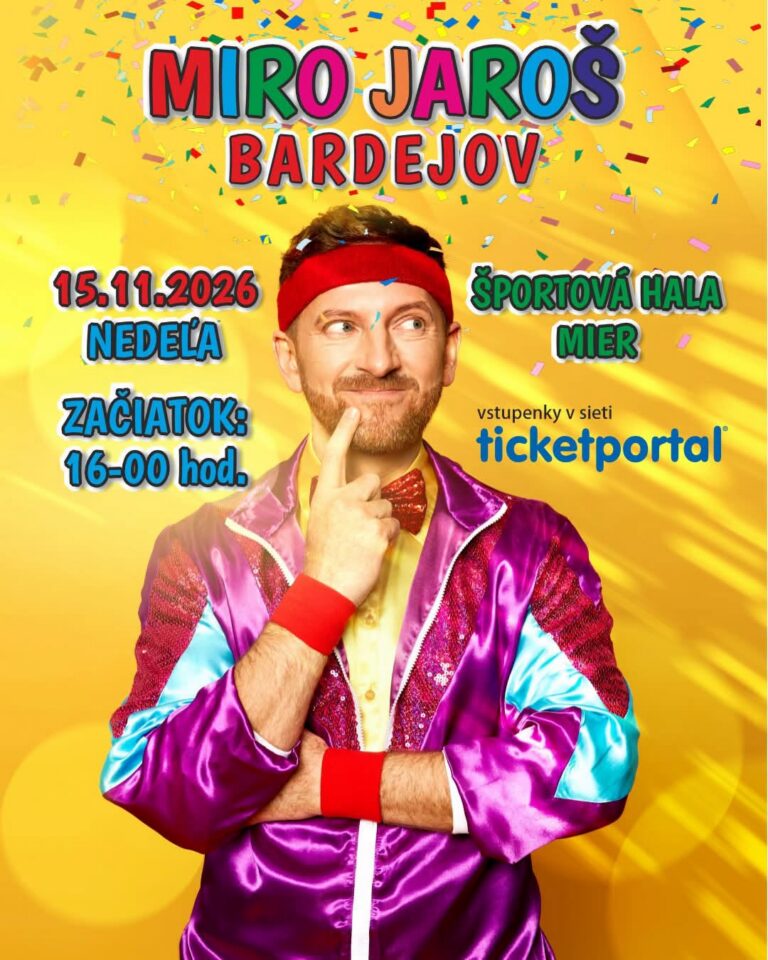 Miro Jaroš v Bardejove
