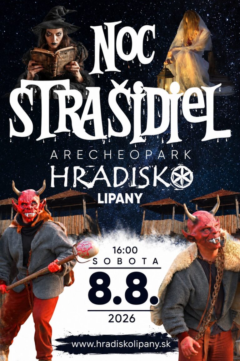 Noc strašidiel v Archeoparku Hradisko Lipany