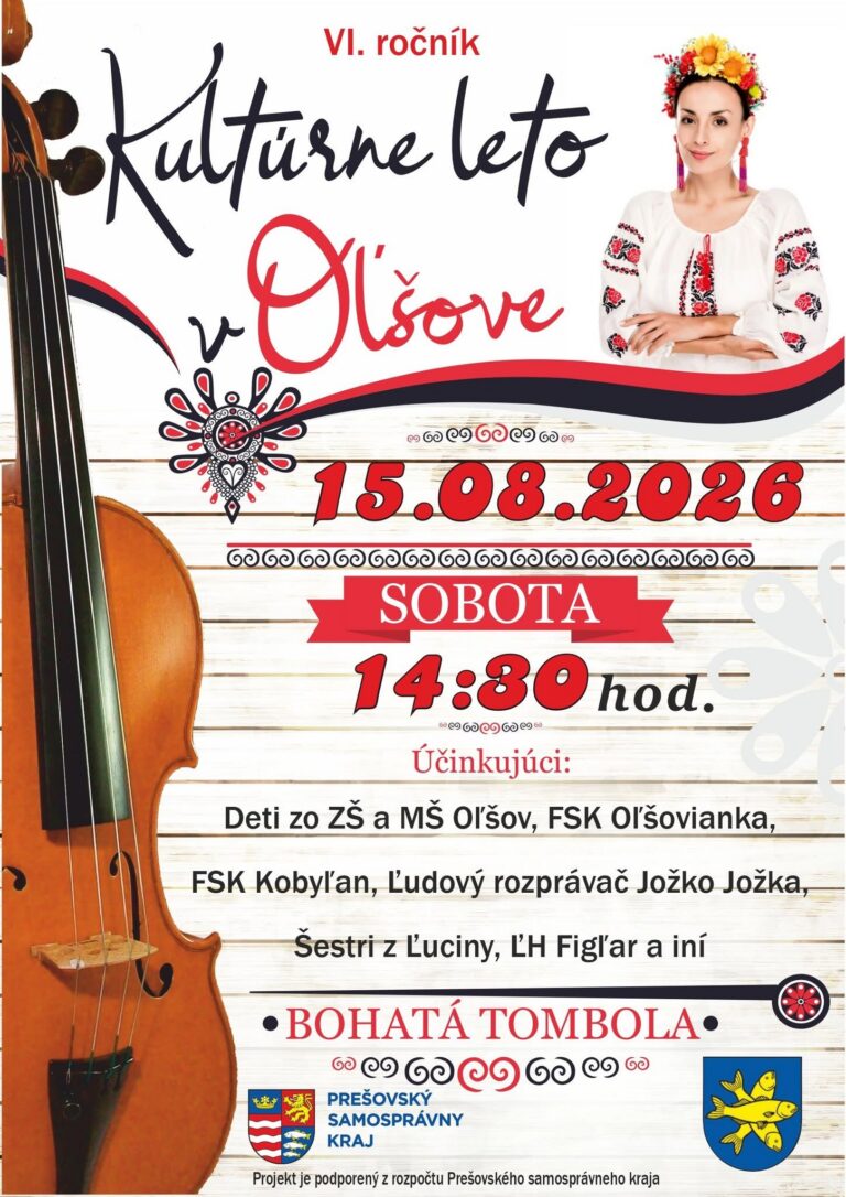 Kultúrne leto v Oľšove