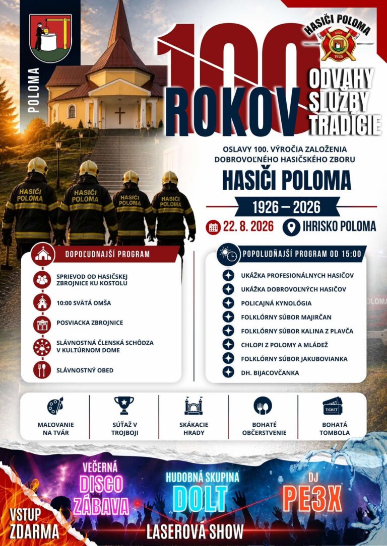 Oslavy 100. výročia založenia DHZ Poloma