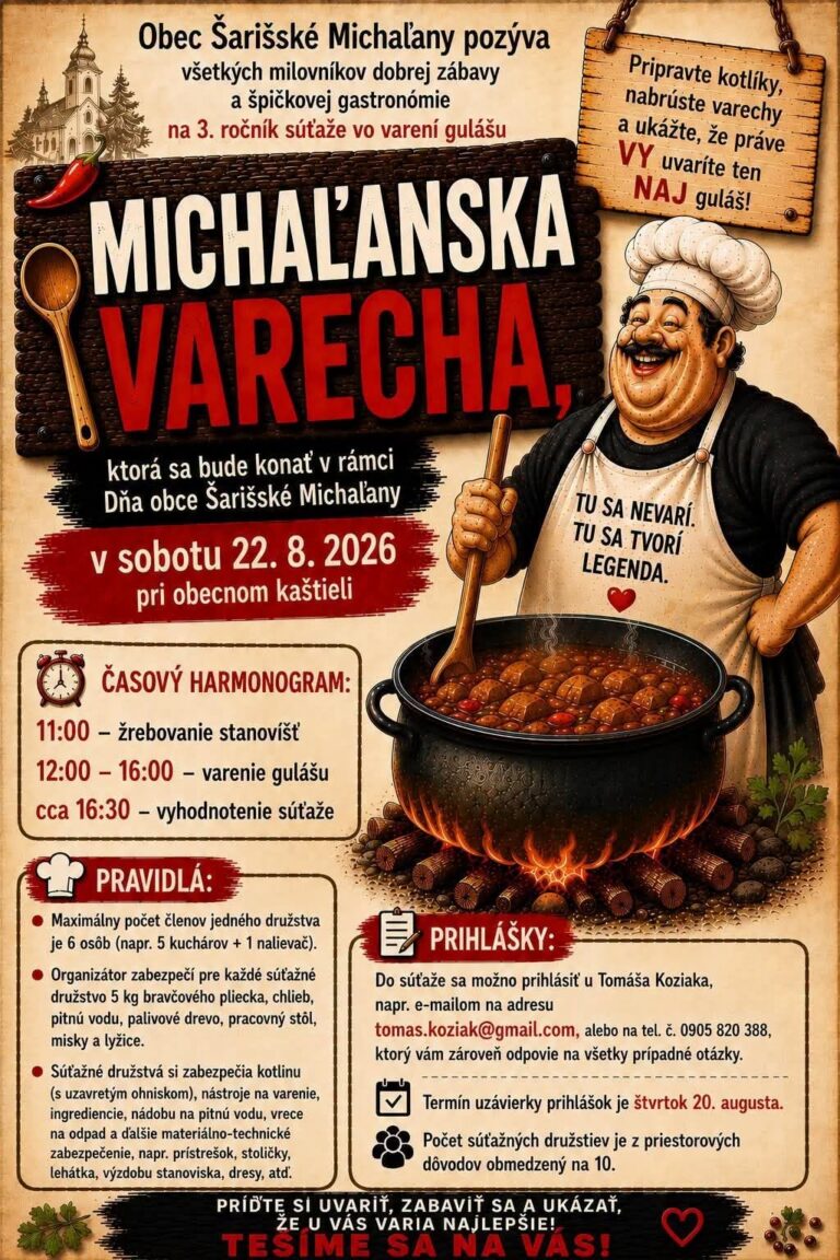 Michaľanska varecha 2026