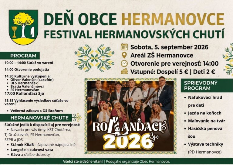 Deň obce Hermanovce 2026