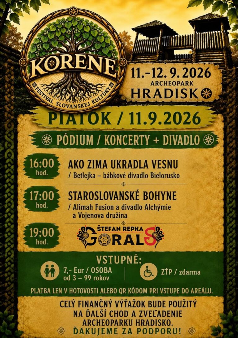 Festival slovanskej kultúry KORENE v Lipanoch