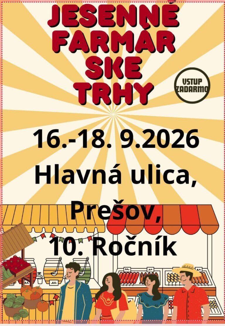 Farmárske trhy v Prešove