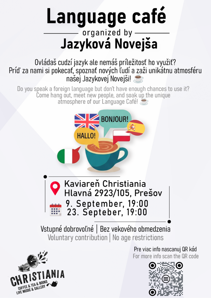 Jazyková kaviareň / Language café