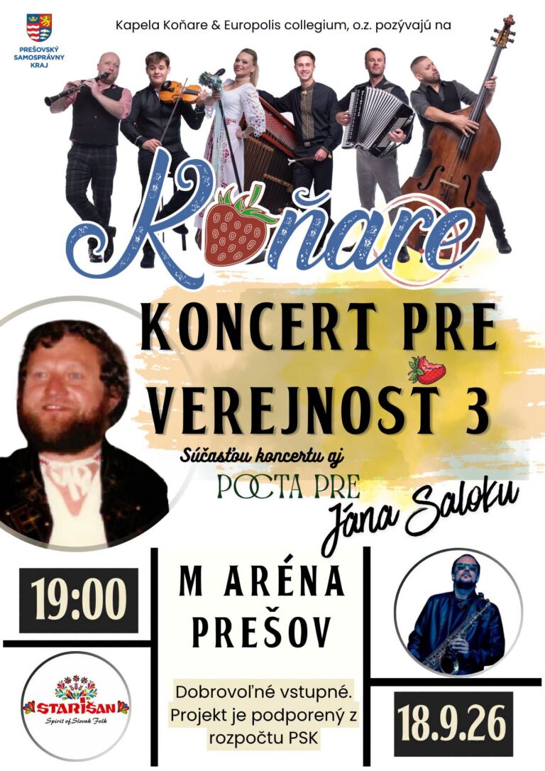 Koňare - Koncert pre verejnosť