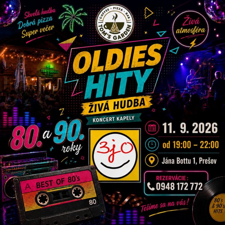 Oldies hity so živou hudbou