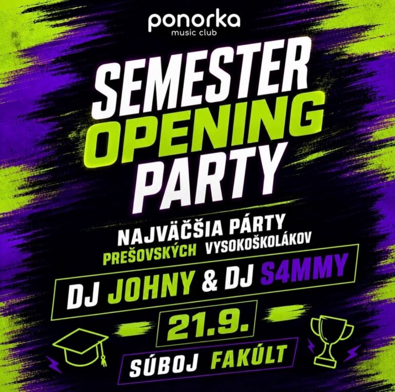 Semester Opening Party Ponorka Prešov