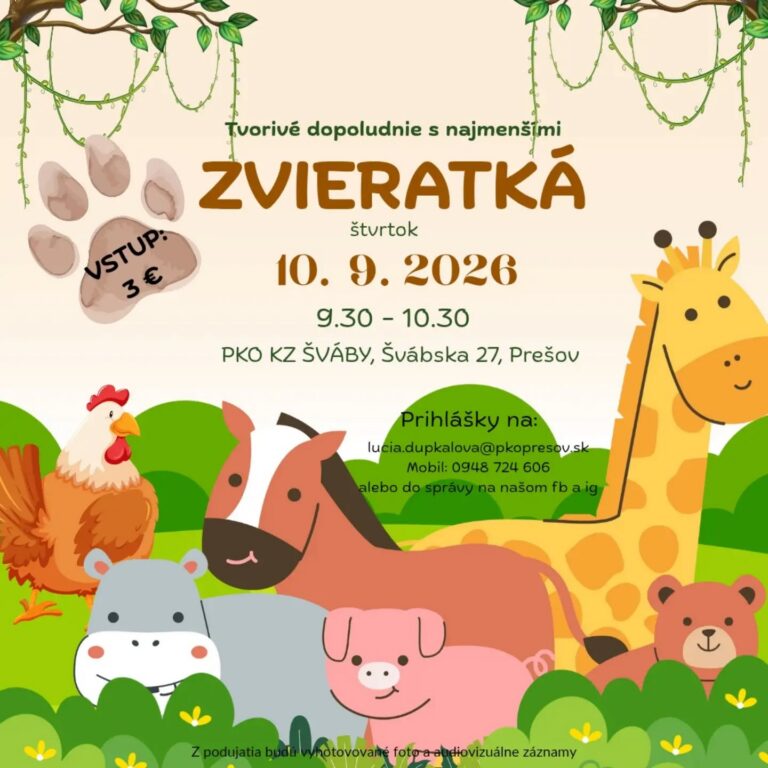 Tvorivé dopoludnie s najmenšími