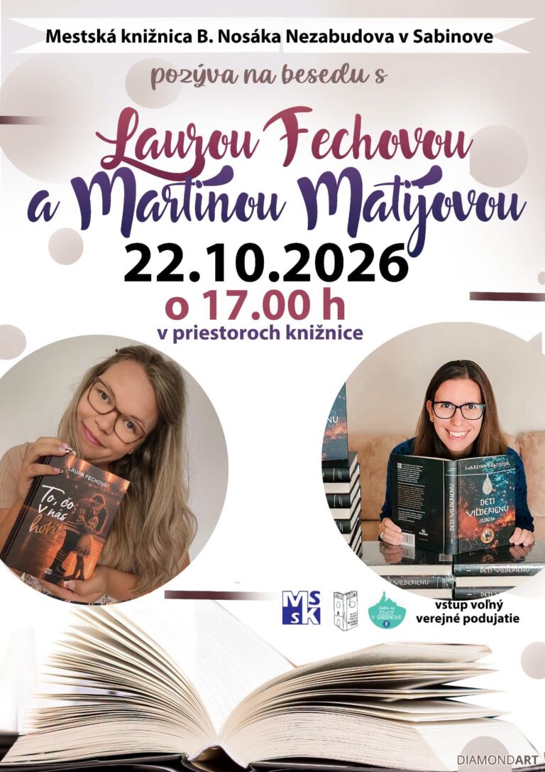 Beseda s Laurou Fechovou a Martinou Matijovou