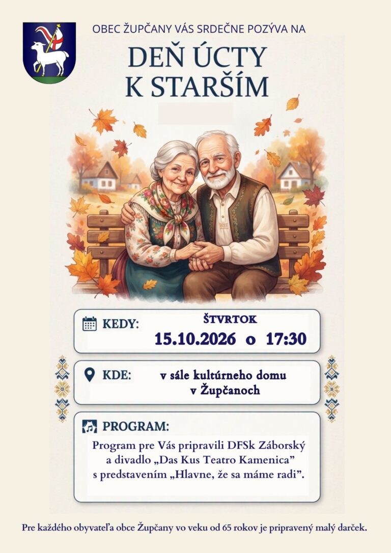 Deň úcty k starším v Župčanoch