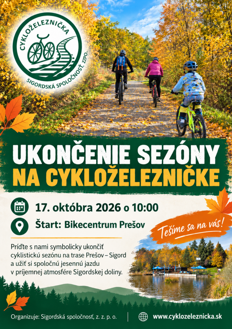 Ukončenie sezóny na Cykloželezničke